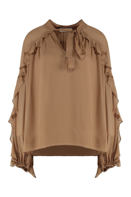 Zimmermann Illuminate Crêpe Blouse