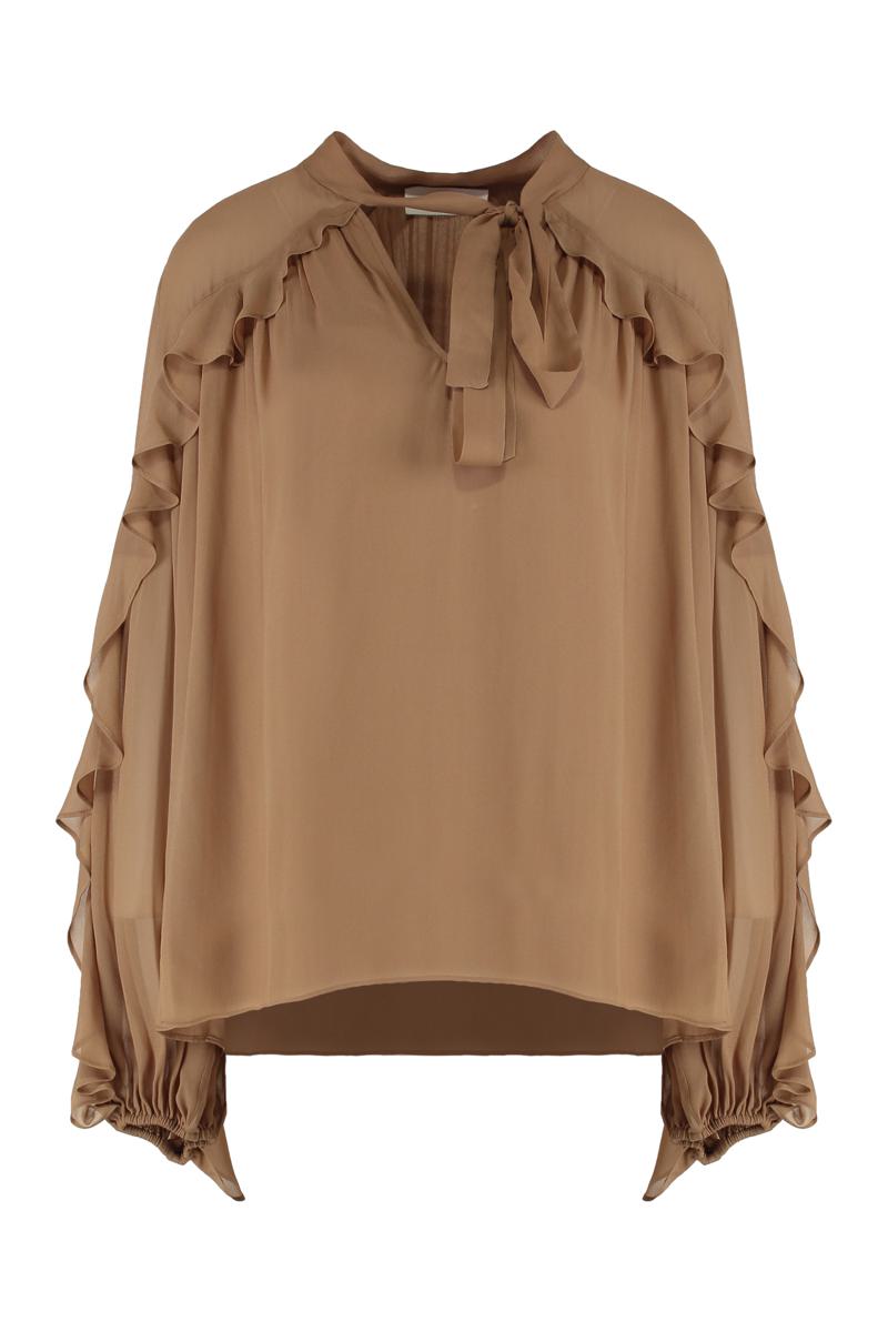 Zimmermann Illuminate Crêpe Blouse