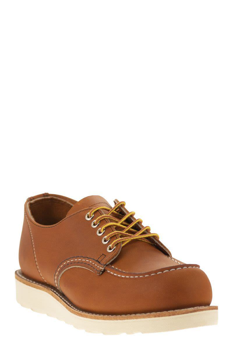 Red Wing Shoes Shop Moc - Leather Lace-Up Shoe