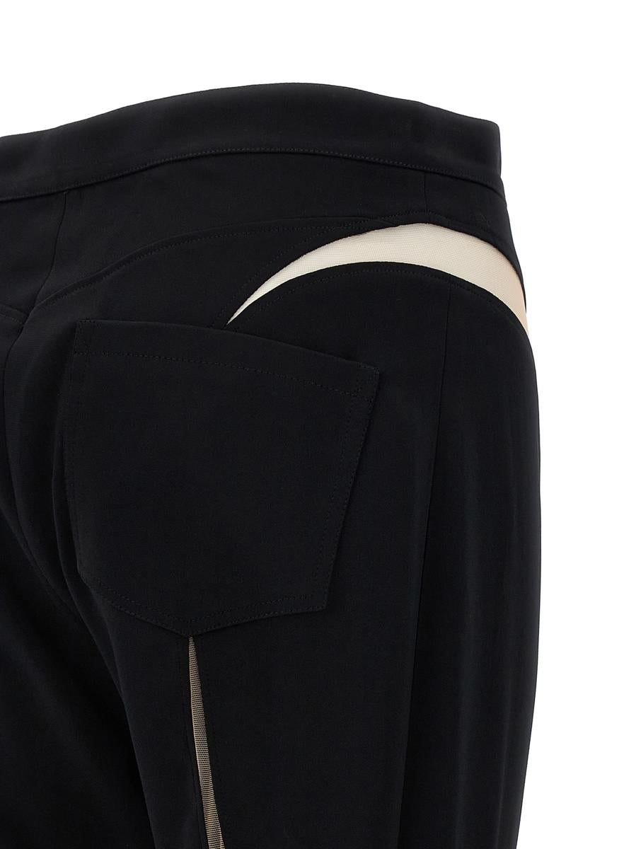 Mugler Mesh Insert Leggings