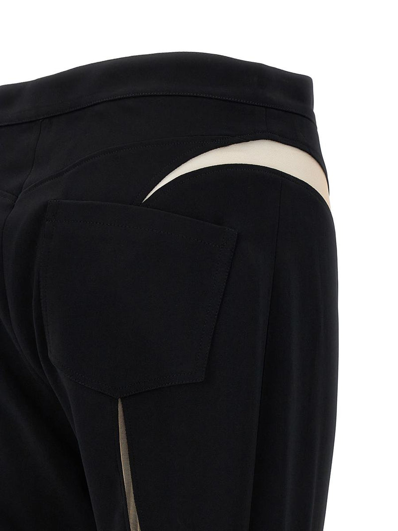 Mugler Mesh Insert Leggings