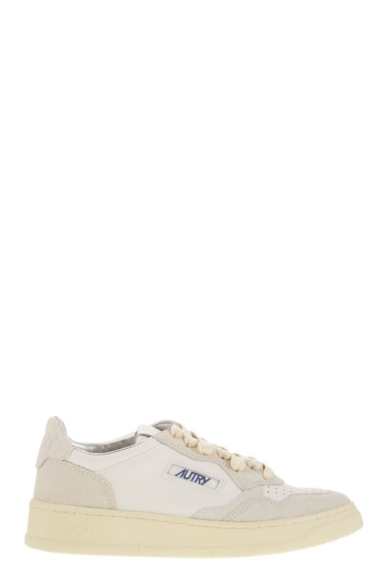 Autry Medalist Low - Sneakers With Two-Tone Glitter