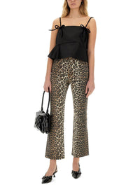 Ganni Animalier Jeans