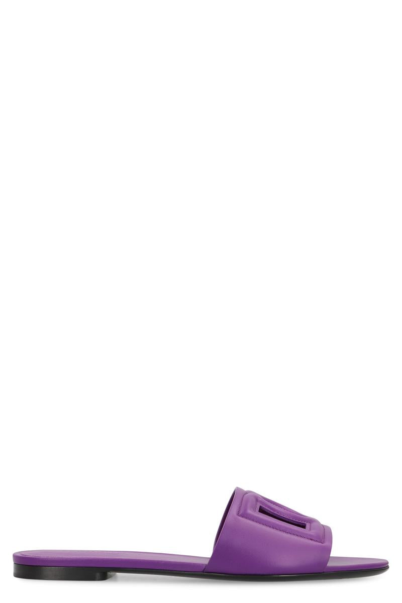 Dolce & Gabbana Leather Slides