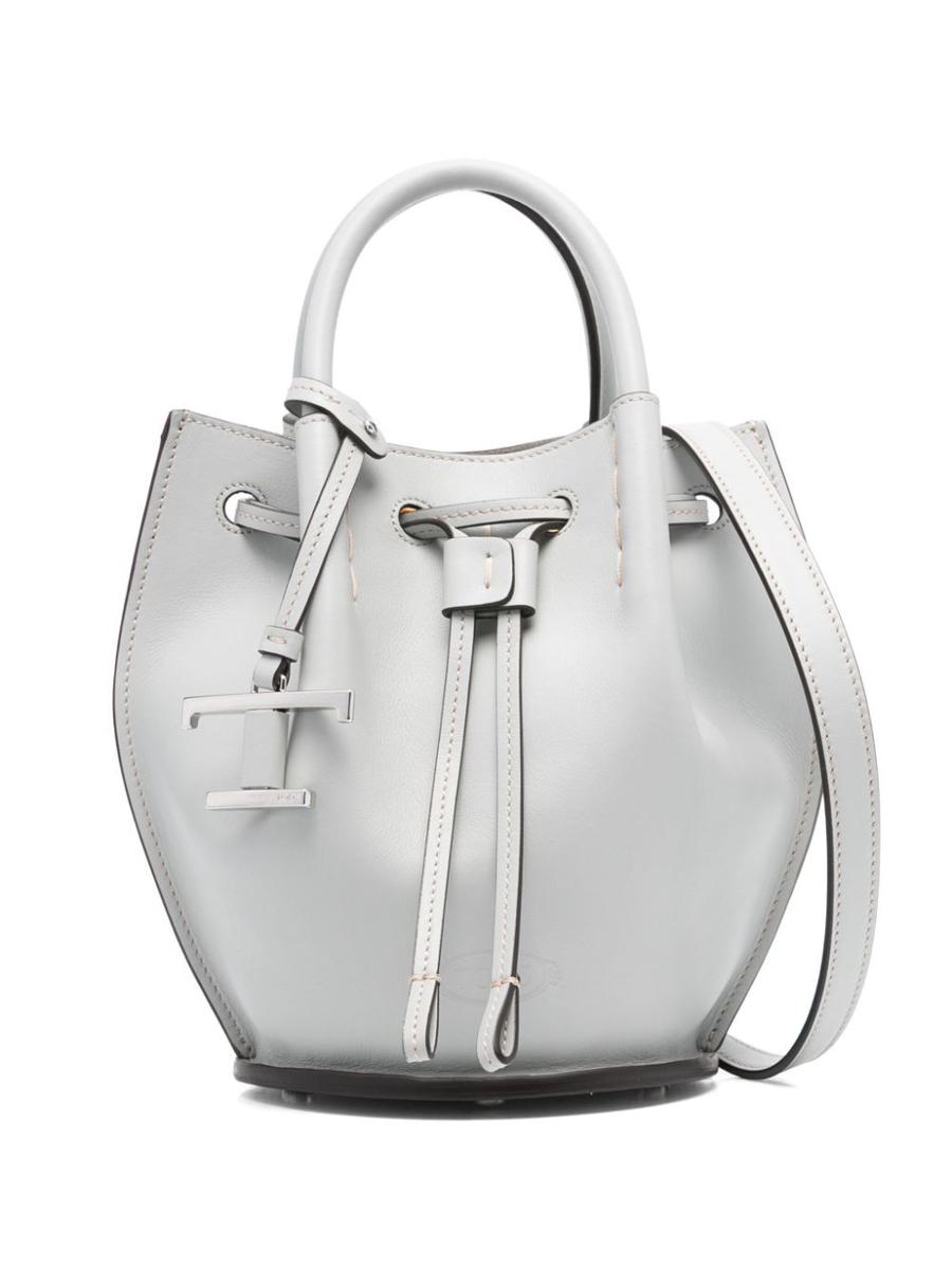 Tod'S Logo-Charm Leather Mini Bucket Bags