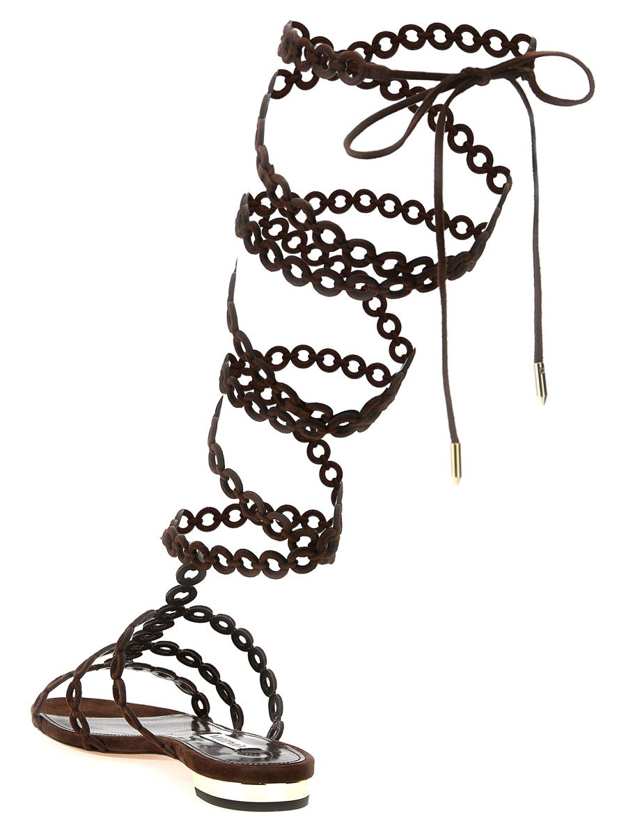 Aquazzura 'Infinity Chain Gladiator' Sandals