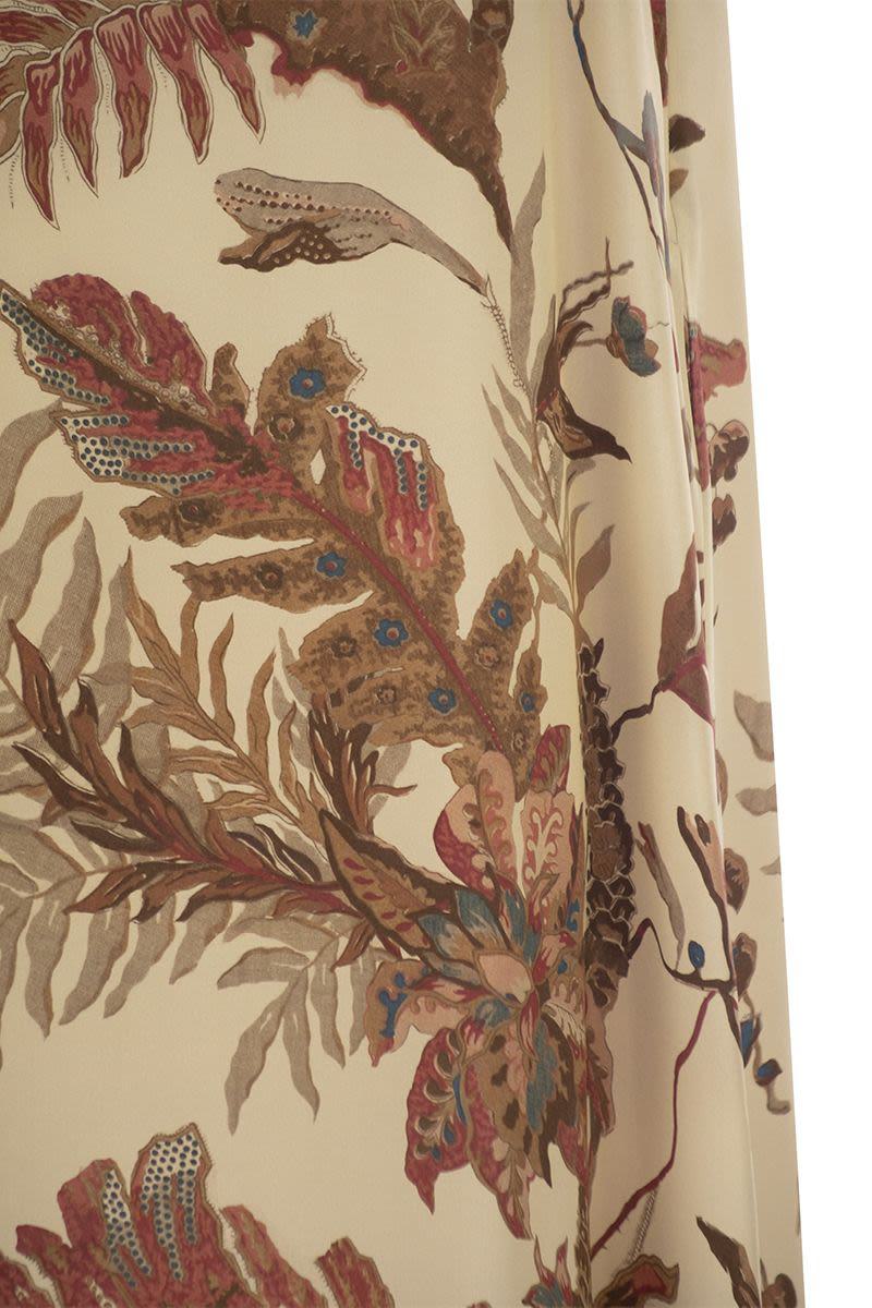 Weekend Max Mara Revere - Printed Silk T-Shirt Dress