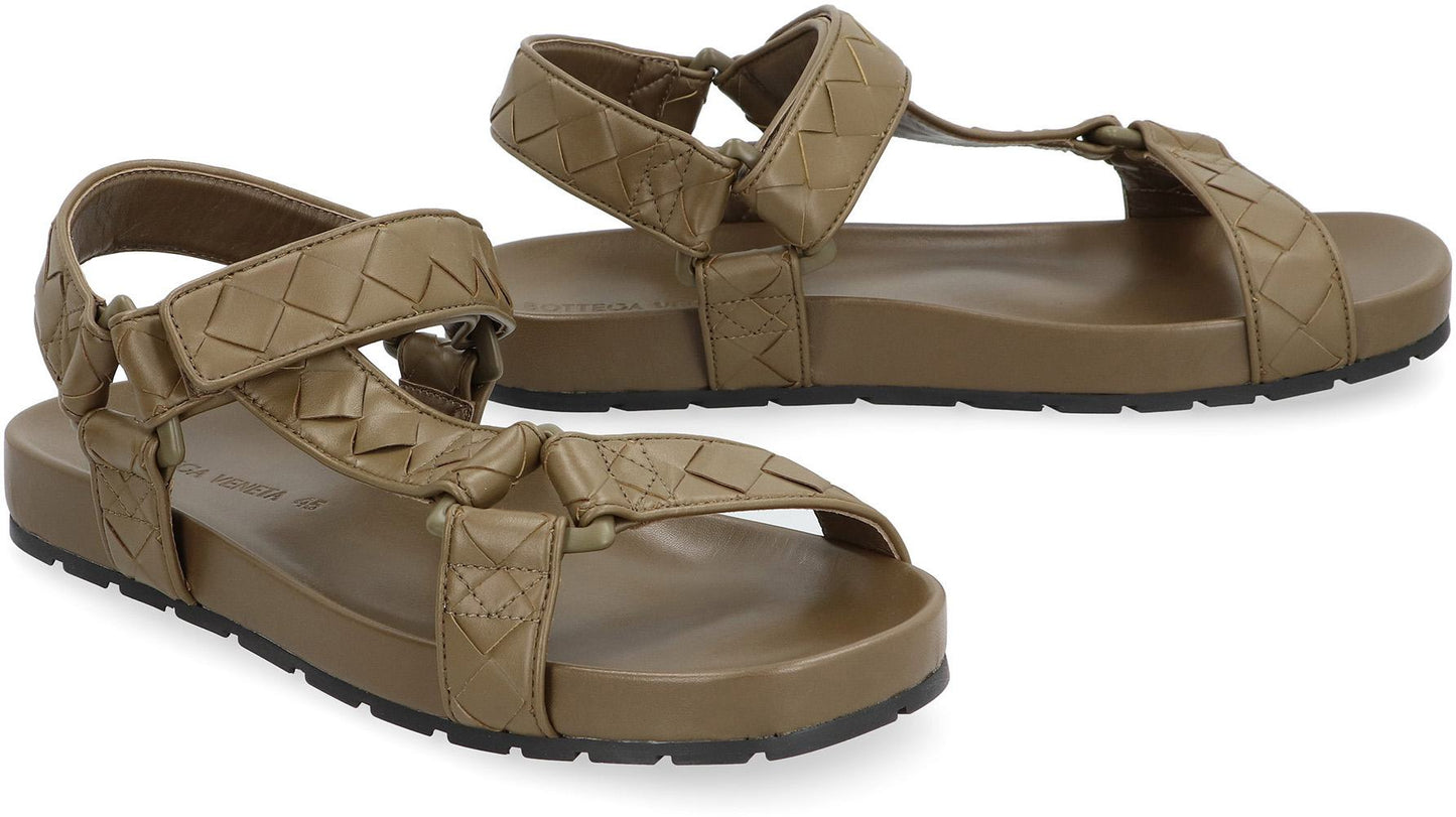 Bottega Veneta Trip Leather Sandals
