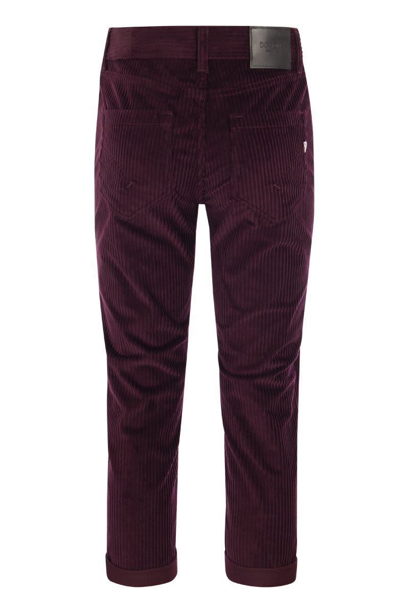 Dondup Koons Loose-Fitting Velvet Trousers