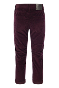 Dondup Koons Loose-Fitting Velvet Trousers