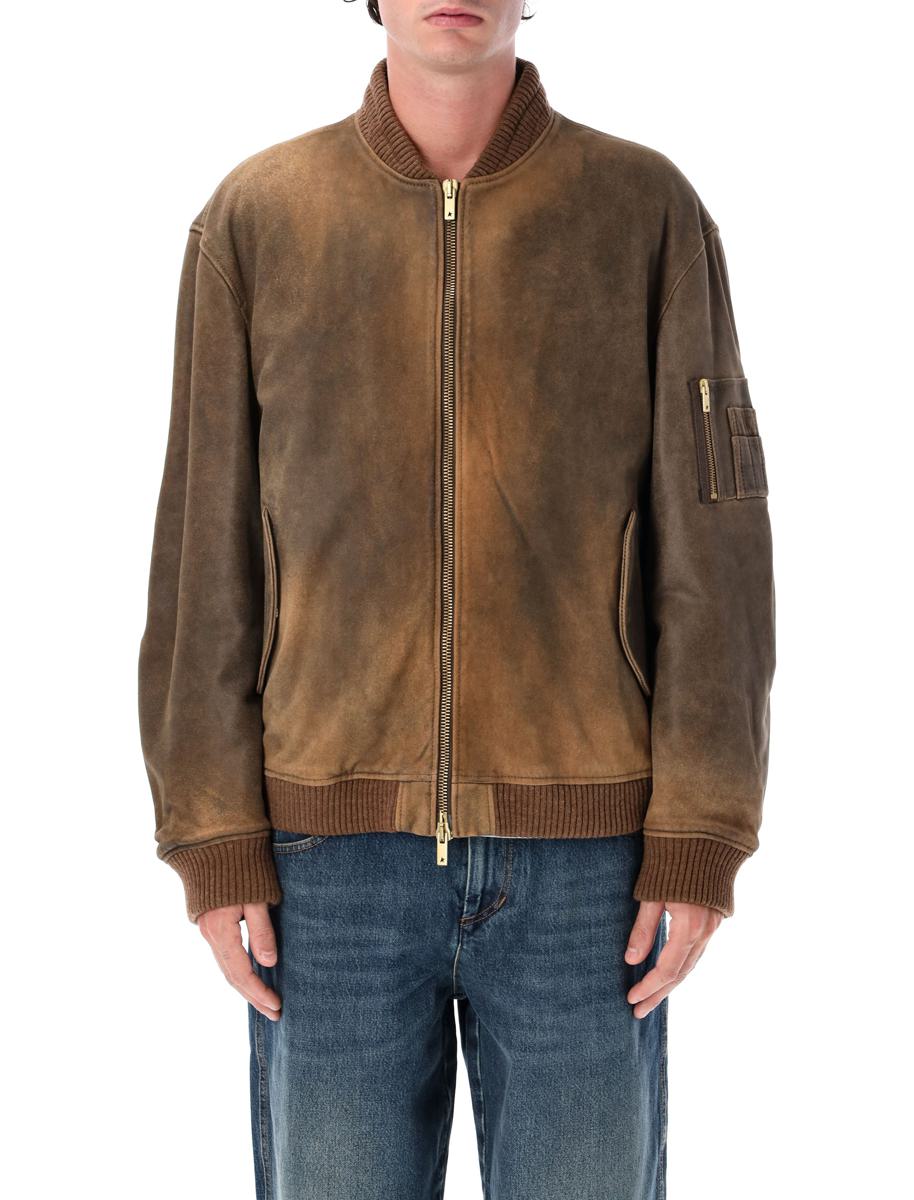 Golden Goose Unisex Brown Bomber Jacket