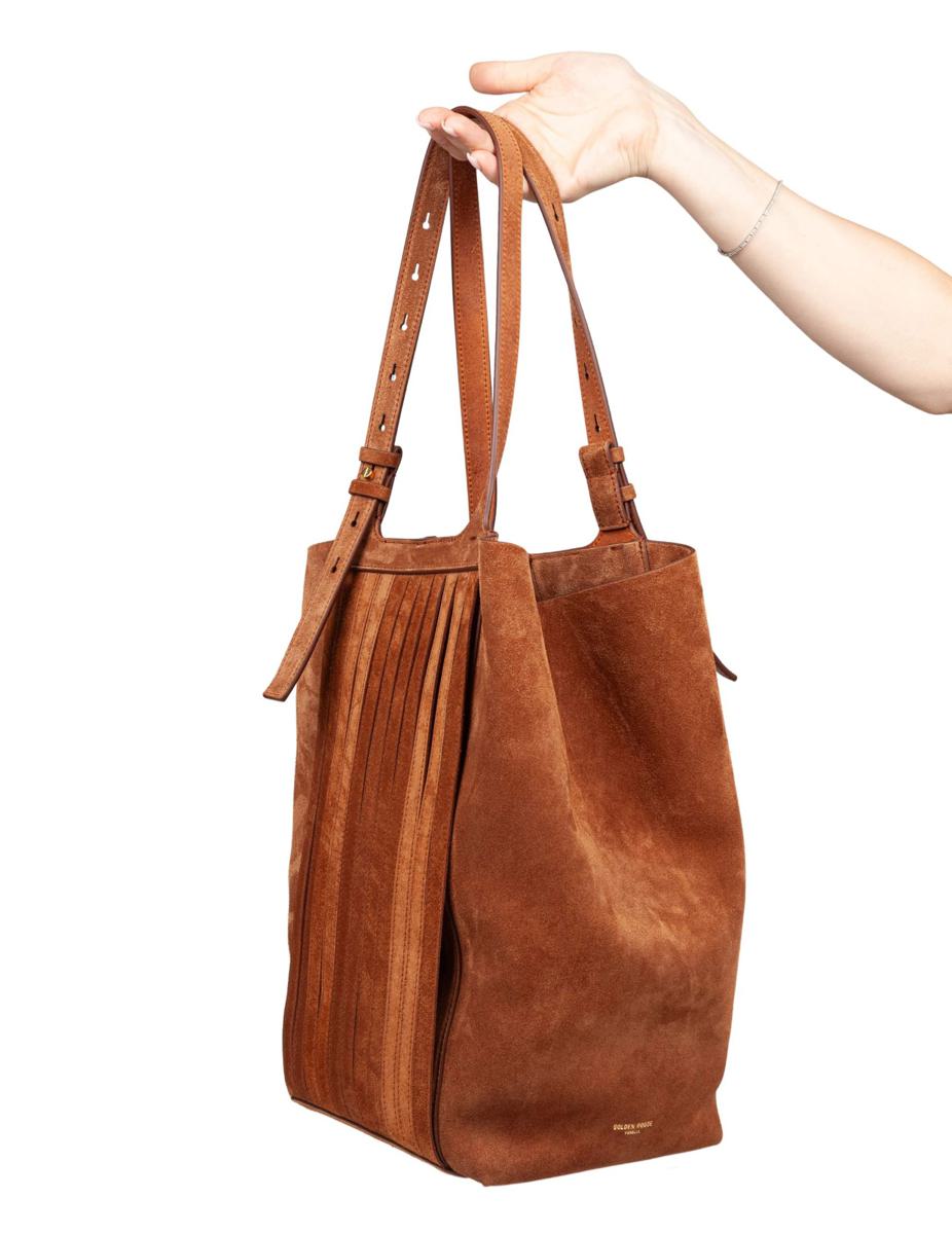 Golden Goose Suede Shopping Bag
