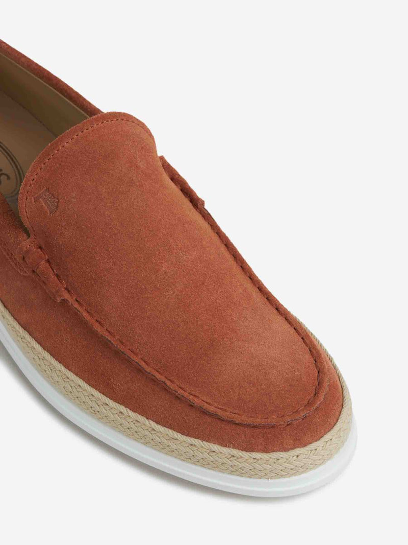 Tod'S Braided Suede Loafers