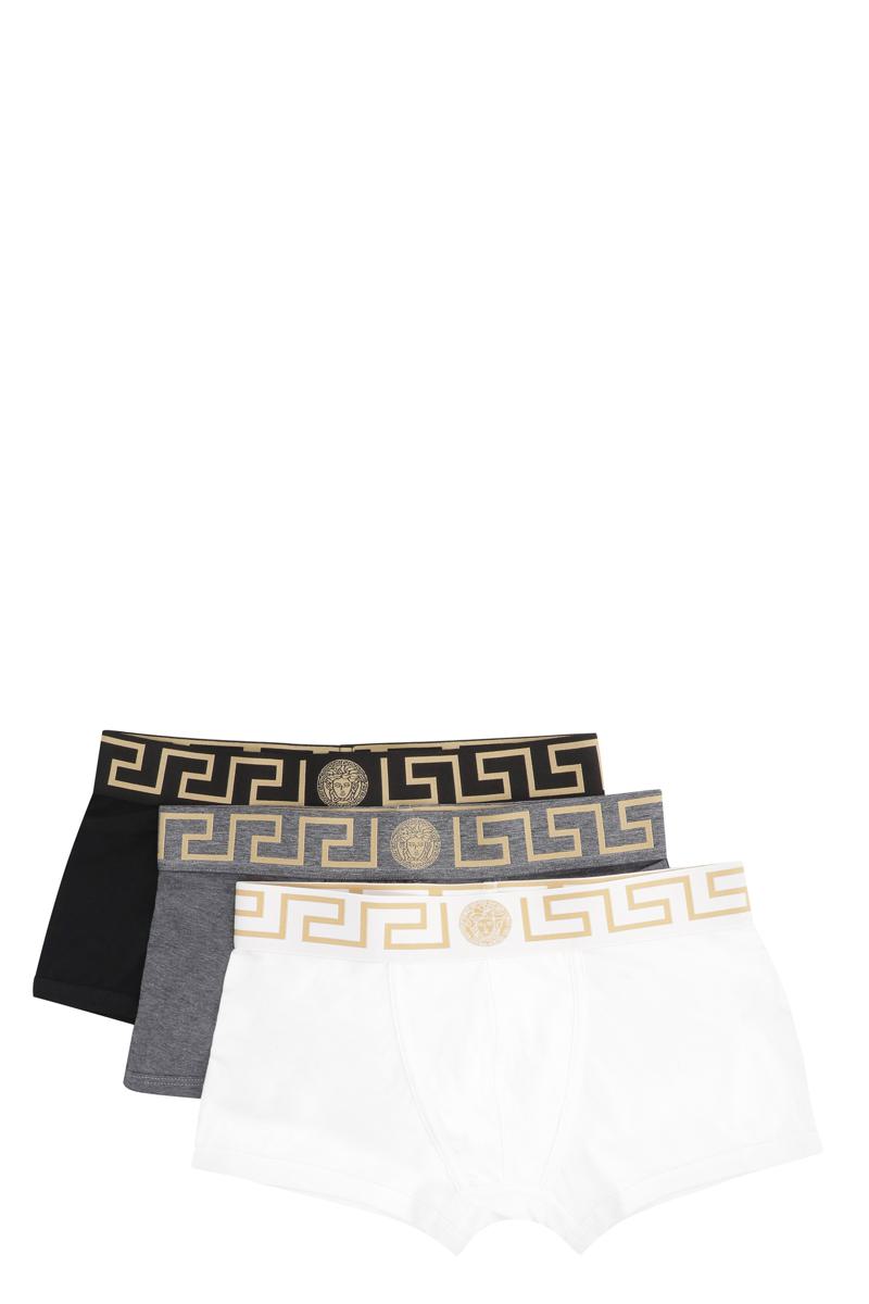 Versace Set Of Three Cotton Boxers