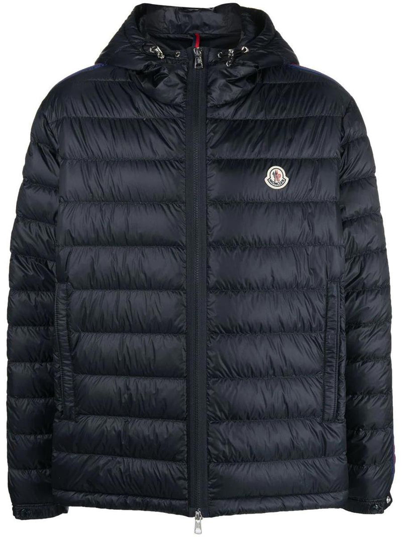 Moncler Agout Logo-Patch Puffer Jacket