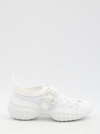 Sneakers With Crystal-Embellished Buckle