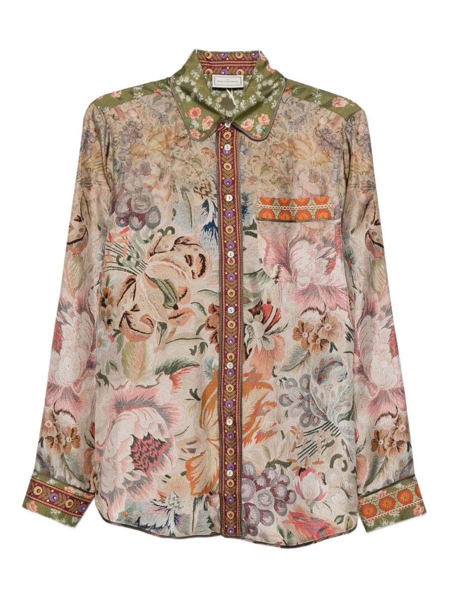 Pierre-Louis Mascia Printed Silk Shirt