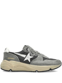 Golden Goose Running Net Upper Suede Toe And Spur Leather Star And Heel