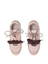 Pinko 'Yulia' Pink Sneakers With Mesh Inser