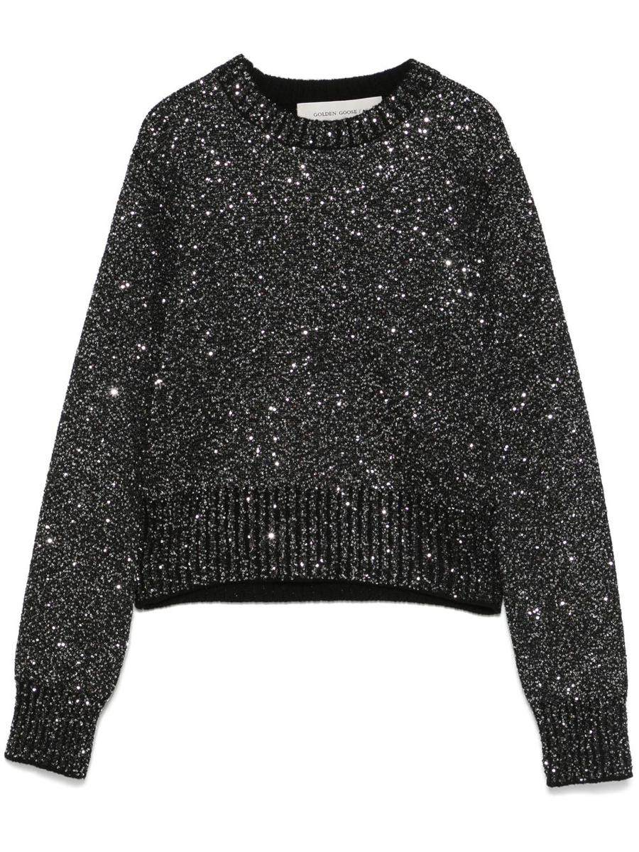 Golden Goose Sequined Wool Blend Jumper