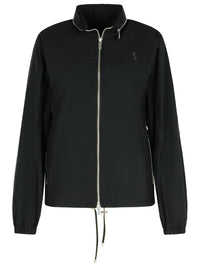 Burberry Black Cotton Blend Jacket