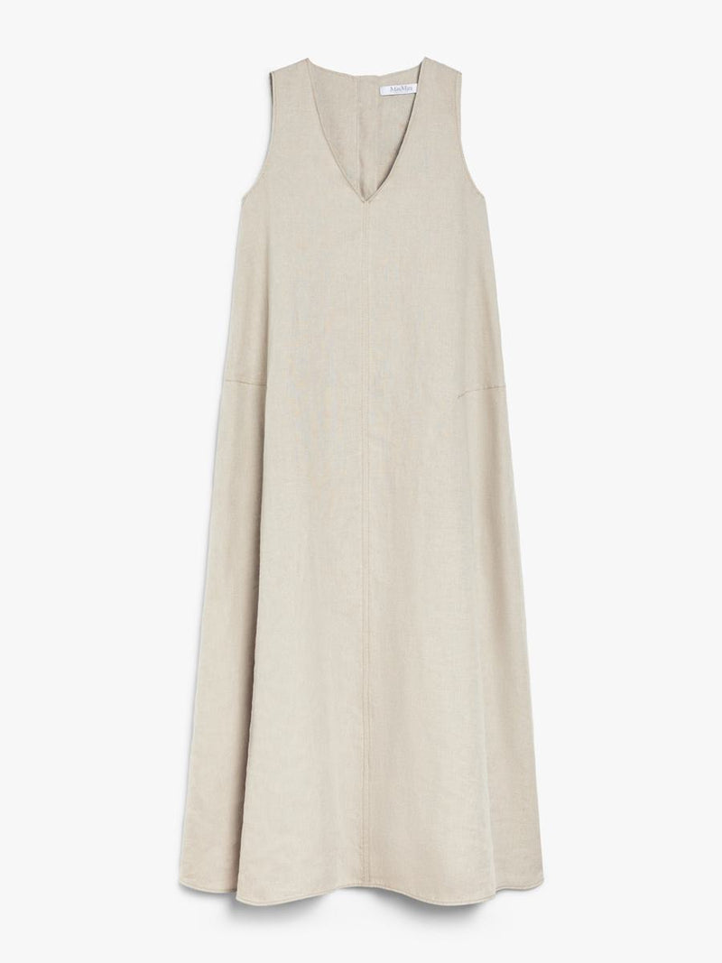 Max Mara Flared Linen Dress