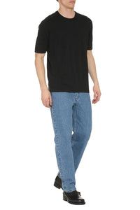 The (Alphabet) The (Knit) - Cotton Short Sleeve Sweater