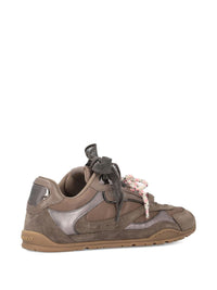 Pinko 'Yulia' Brown Sneakers With Mesh Insert