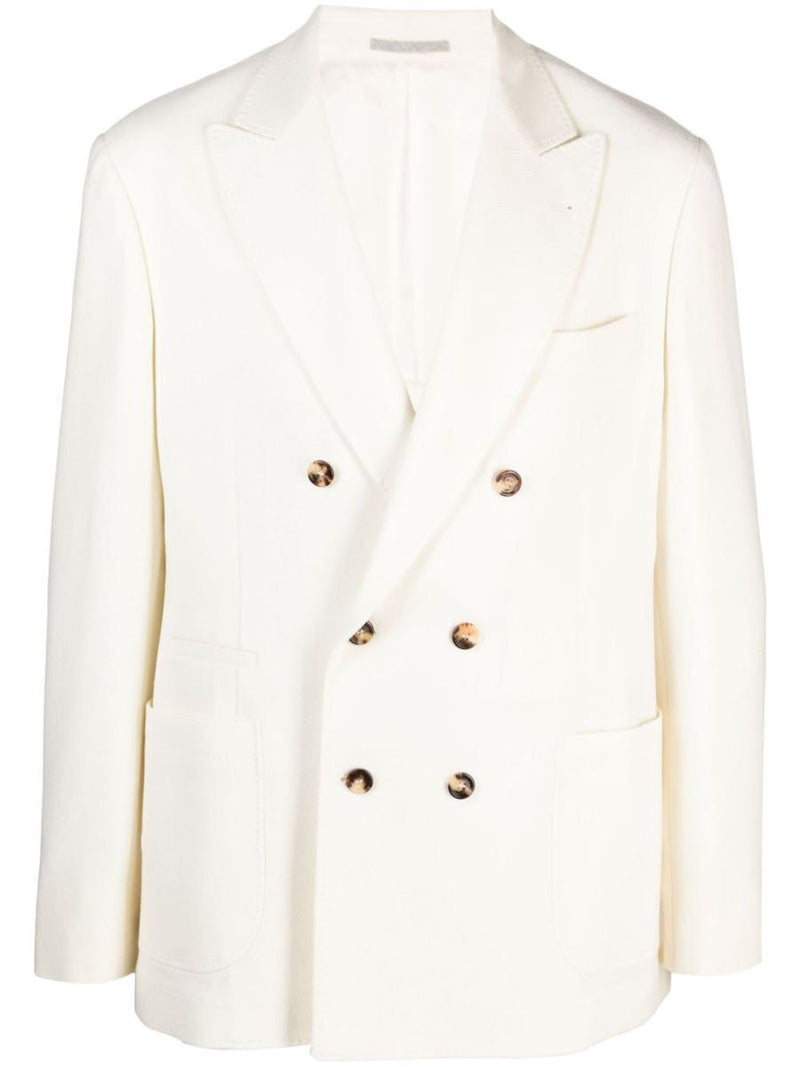 Brunello Cucinelli Double Breasted Blazer Clothing