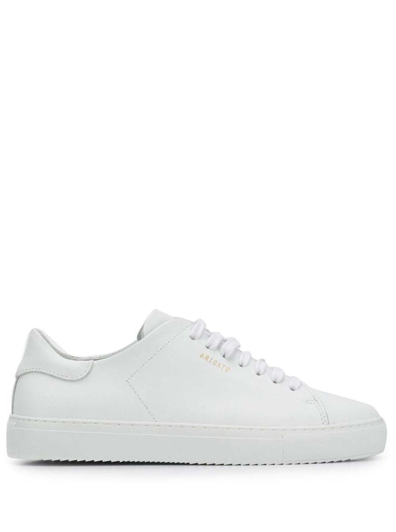 'Clean 90' White Sneakers With Printed Logo In Leather Woman Axel Arigato