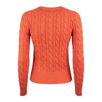 Ralph Lauren Solar Sky Cotton Cable-Knit Crew Neck Cardigan