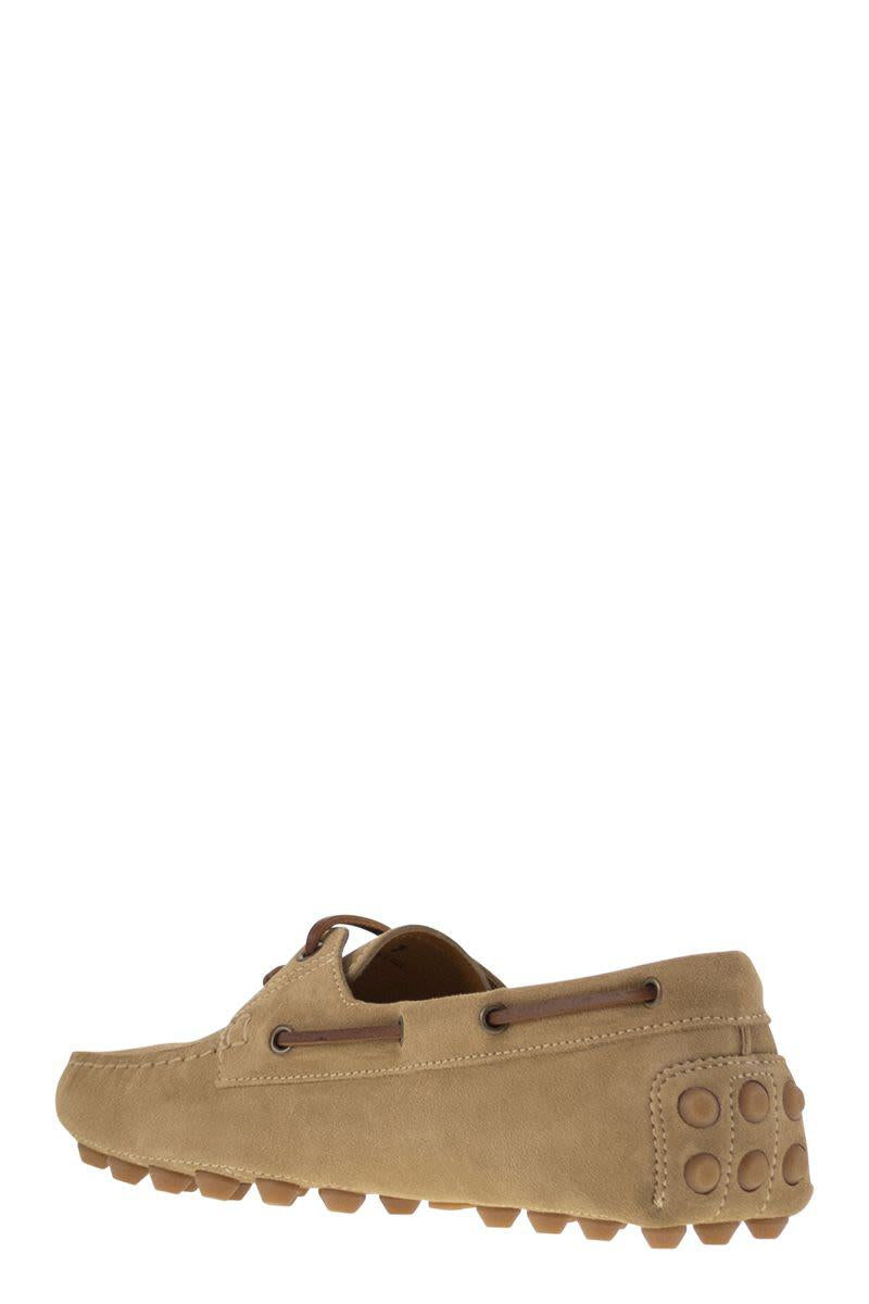Tod'S Rubber Bubble Suede Boat