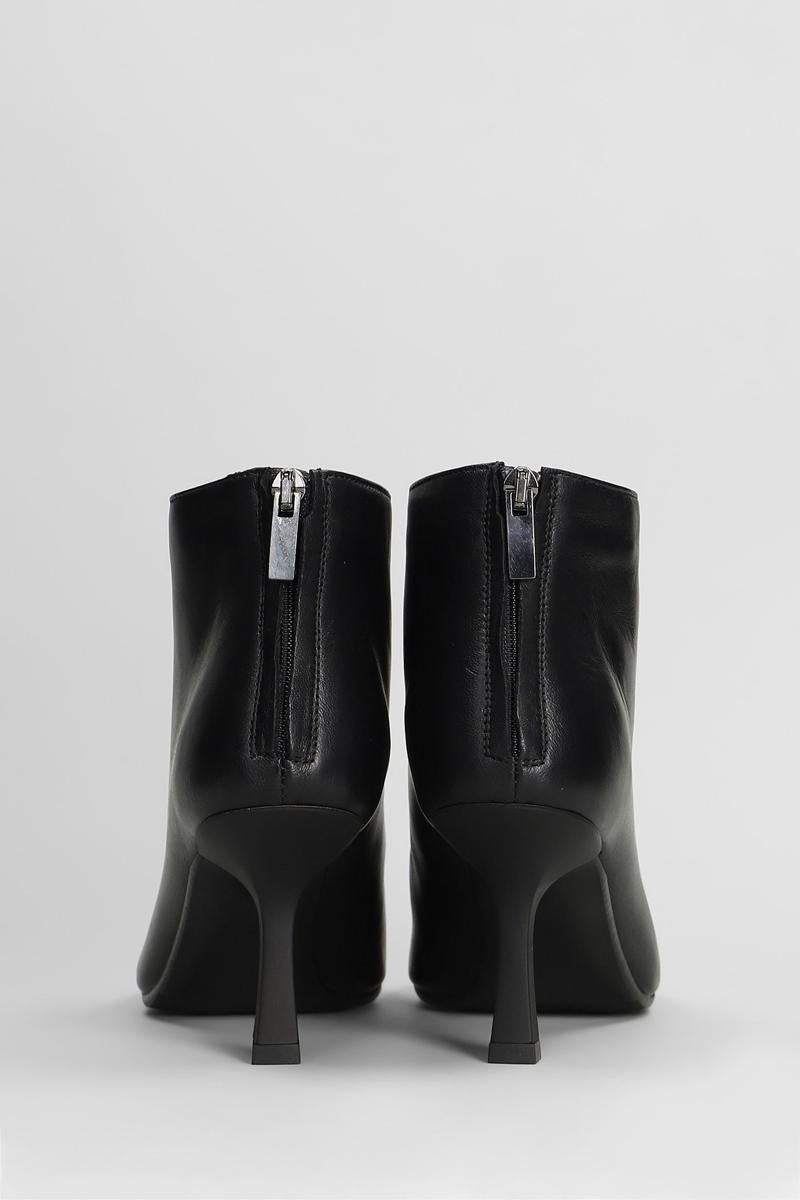 Gisel Moire Elise High Heels Ankle Boots