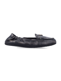 Prada Nappa Leather Delavé Loafers