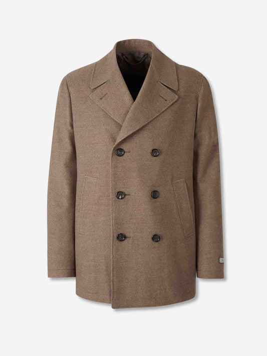 Canali Long Wool Coat