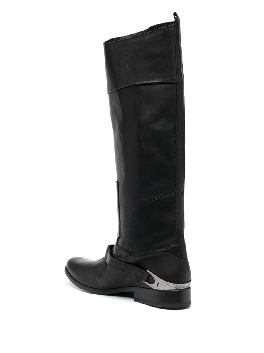 Golden Goose Charlie Leather Upper Shoes