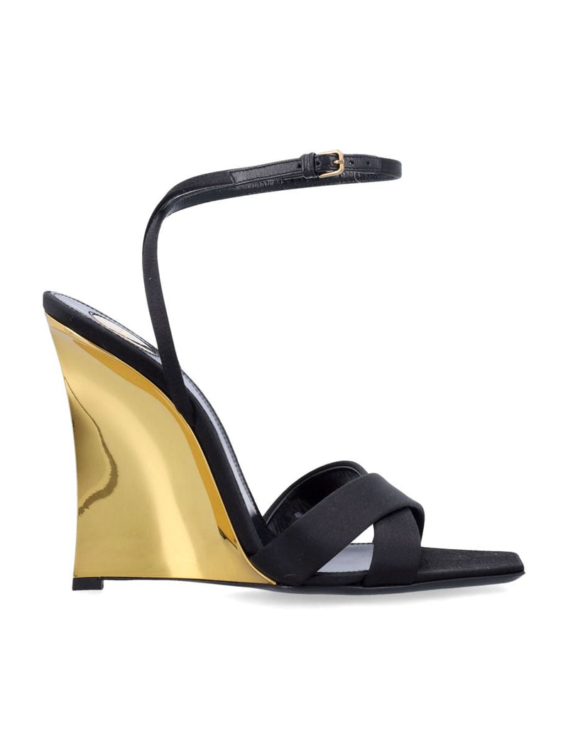 Saint Laurent Lucienne Sandal Wedges