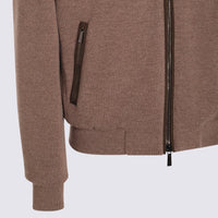 Moorer Brown Wool Bellati Casual Jacket