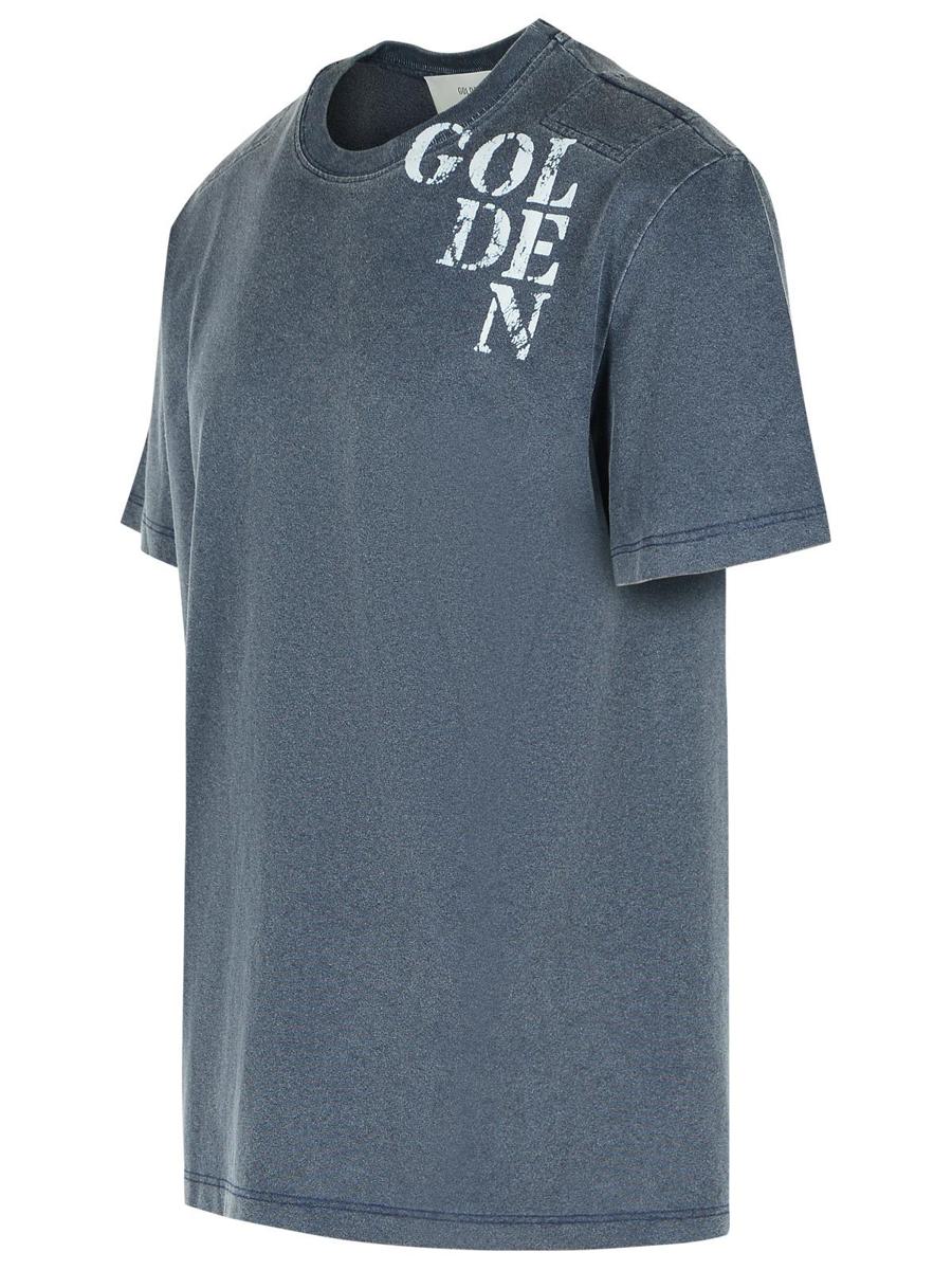 Golden Goose Blue Cotton T-Shirt