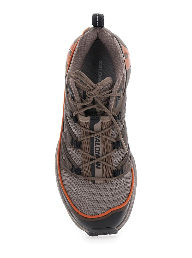 'Xt-6 Expanse' Brown Sneakers With Logo Applied On The Tongue And Chunky Sole In Fabric Unisex