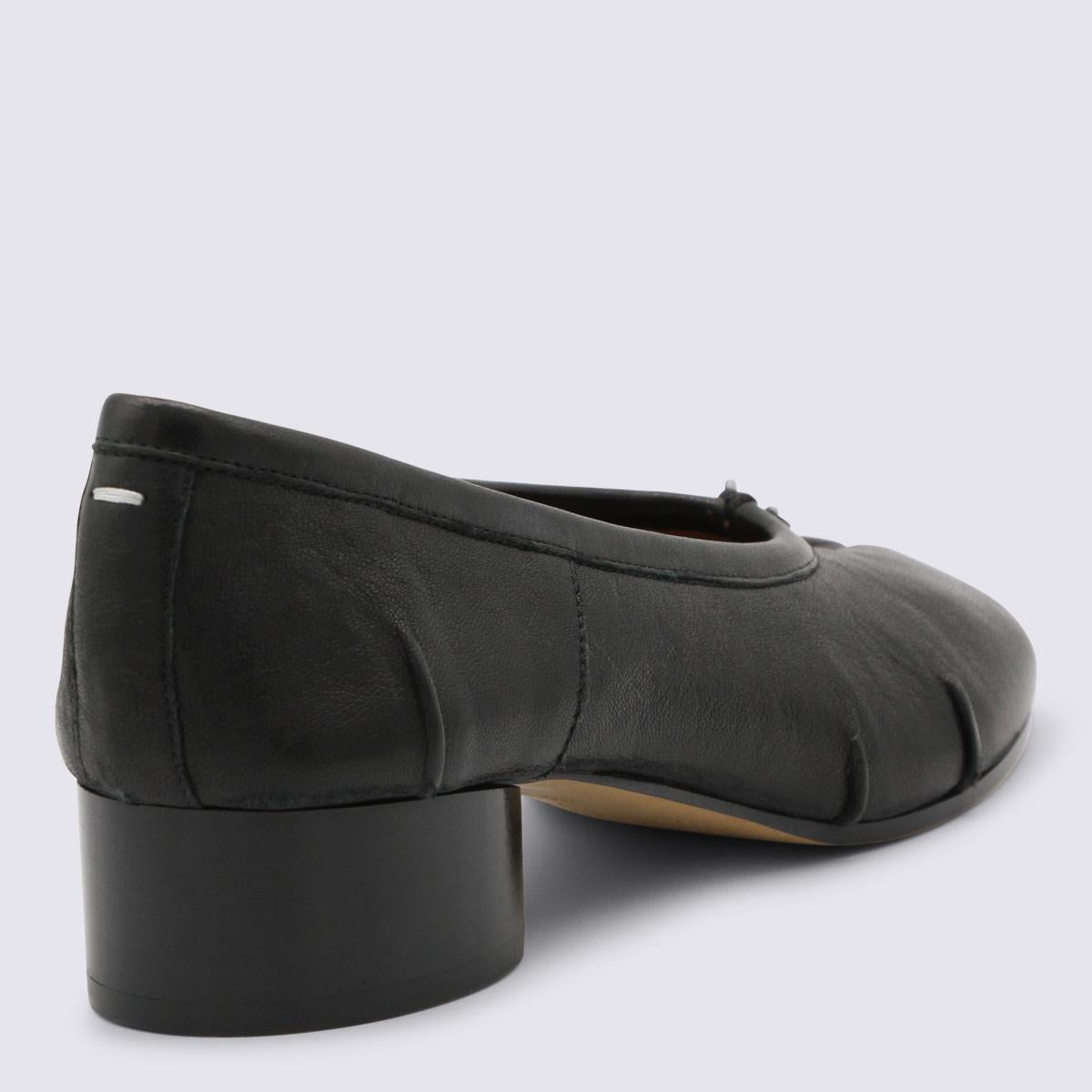 Maison Margiela Black Leather Pumps