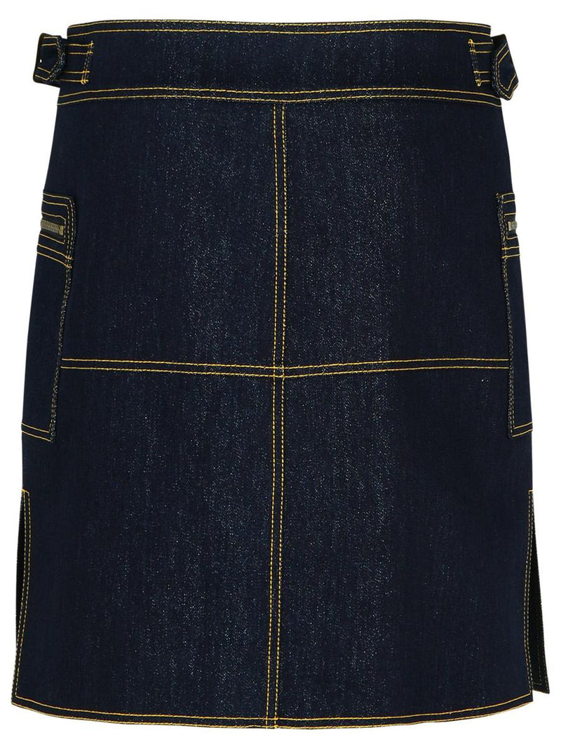 Etro Dark Blue Denim Miniskirt