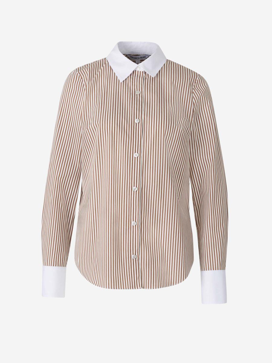 Veronica Beard Striped Motif Blouse