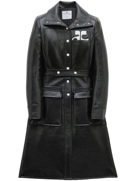 Courrèges Reedition Vinyl Trench Coat Clothing