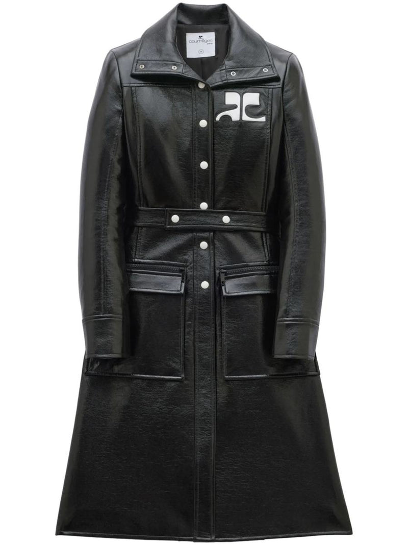 Courrèges Reedition Vinyl Trench Coat Clothing