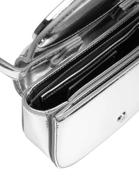 Diesel Structured Bag In Mirrored Leather