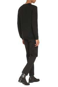 The (Alphabet) The (Knit) - Fine Knit Crew-Neck Sweater