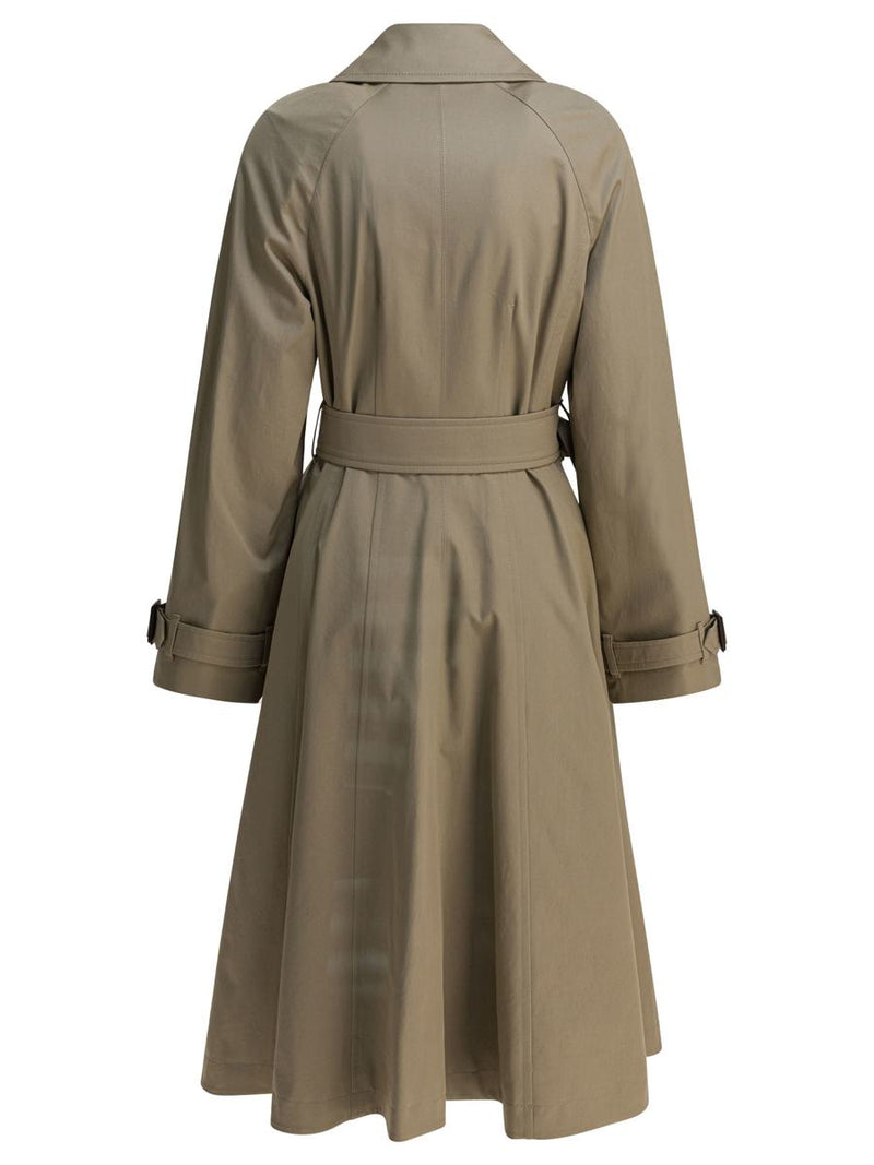 Burberry "Car Coat Ellingham Fit-And-Flare" Trench Coat