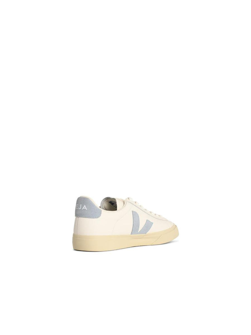 Veja 'Campo' White And Light Blue Leather Sneakers