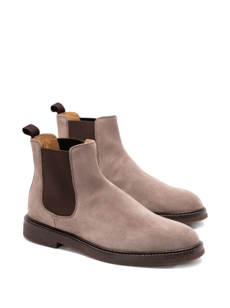 Brunello Cucinelli Leather Chelsea Boots